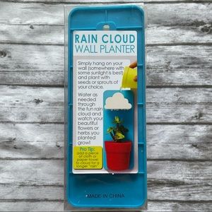 🛒 NIB Rain Cloud Wall Planter
